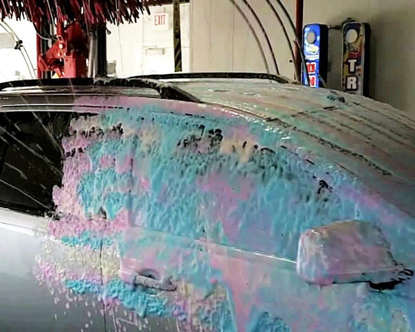 Our Triple Foam Rainbow Wash! What a - Super Star Car Wash